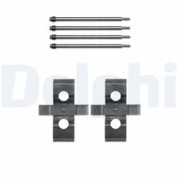 DELPHI LX0384 - Kit de accesorios, pastillas de frenos