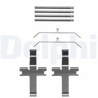 DELPHI LX0495 - Kit de accesorios, pastillas de frenos