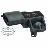 BOSCH 0281006102 - Sensor, presión de sobrealimentación