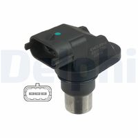 DELPHI SS11030 - año construcción desde: 07/2003<br>Tipo de sensor: Hall<br>Número de enchufes de contacto: 3<br>Color de carcasa: negro<br>Artículo complementario/Información complementaria: con junta<br>Artículo complementario / información complementaria 2: sin cable<br>