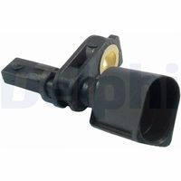 DELPHI SS20002 - Lado de montaje: Eje delantero<br>Lado de montaje: Eje delantero, izquierda<br>Tipo de sensor: Sensor activo<br>Cantidad de polos ocupados: 2<br>