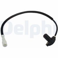 DELPHI SS20021 - año construcción hasta: 08/1994<br>Lado de montaje: Eje delantero<br>Tipo de sensor: sensor pasivo<br>Artículo complementario / información complementaria 2: con cable<br>Longitud total [mm]: 625<br>Rango temperatura desde [°C]: -40<br>rango temperatura hasta [°C]: 150<br>