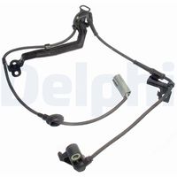 DELPHI SS20094 - Lado de montaje: Eje delantero, derecha<br>Cantidad: 1<br>Tipo de sensor: Sensor activo<br>Cantidad de polos ocupados: 2<br>Longitud de cable [mm]: 1065<br>