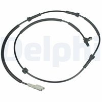 DELPHI SS20213 - año construcción hasta: 05/2012<br>Lado de montaje: Eje delantero<br>Tipo de sensor: Hall<br>Artículo complementario / información complementaria 2: con cable<br>Longitud total [mm]: 875<br>Rango temperatura desde [°C]: -40<br>rango temperatura hasta [°C]: 150<br>