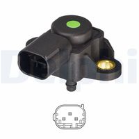 DELPHI PS10140 - Sensor, presión colector de admisión