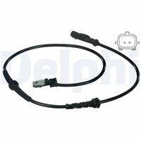 BOSCH 0265008938 - Número de conexiones: 2<br>Lado de montaje: Eje delantero, izquierda<br>Lado de montaje: Eje delantero, derecha<br>Longitud de cable [mm]: 619<br>Peso [kg]: 0,047<br>