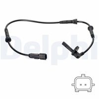 BOSCH 0986594669 - Lado de montaje: Eje trasero, derecha<br>Artículo complementario / información complementaria 2: con cable<br>Rango temperatura desde [°C]: -40<br>rango temperatura hasta [°C]: 150<br>