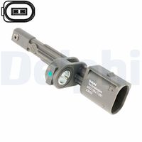 DELPHI SS20002 - Lado de montaje: Eje delantero, izquierda<br>Cantidad: 1<br>Tipo de sensor: Sensor activo<br>Cantidad de polos ocupados: 2<br>