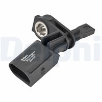 DELPHI SS20002 - Lado de montaje: Eje delantero, izquierda<br>Cantidad: 1<br>Tipo de sensor: Sensor activo<br>Cantidad de polos ocupados: 2<br>