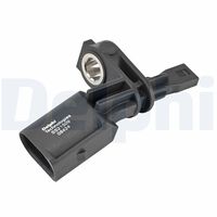 DELPHI SS20002 - Lado de montaje: Eje delantero, izquierda<br>Cantidad: 1<br>Tipo de sensor: Sensor activo<br>Cantidad de polos ocupados: 2<br>