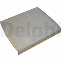 DELPHI TSP0325111 - Tipo de filtro: Filtro de carbón activado<br>Longitud [mm]: 252<br>Equipamiento de vehículo: para vehículos con climatizador<br>Equipamiento de vehículo: para vehículos sin aire acondicionado<br>Ancho [mm]: 224<br>Altura [mm]: 36<br>Peso [kg]: 0,330<br>