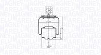 MAGNETI MARELLI 97608CFG - Fuelle, suspensión neumática