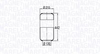 MAGNETI MARELLI 203933CFG - Fuelle, suspensión neumática