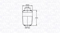 MAGNETI MARELLI 96987CFG - Fuelle, suspensión neumática