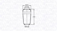 MAGNETI MARELLI 97042CFG - Fuelle, suspensión neumática