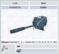 MAGNETI MARELLI DJ0081 - Conmutador en la columna de dirección