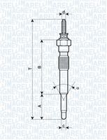 JAPKO JPX22 - Bujía de precalentamiento