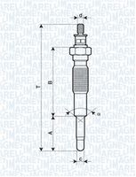 KAMOKA KP051 - Bujía de precalentamiento