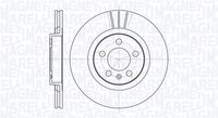 KAMOKA 1036068 - año construcción hasta: 12/2004<br>Lado de montaje: Eje delantero<br>Tipo de disco de frenos: ventilado<br>Superficie: revestido<br>Número de orificios: 5<br>corona de agujeros - Ø [mm]: 100<br>Altura [mm]: 35<br>Diámetro exterior [mm]: 310<br>Diámetro de centrado [mm]: 65<br>Espesor de disco de frenos [mm]: 25<br>