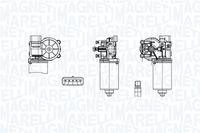 MAGNETI MARELLI TGE781TM - Tensión [V]: 12<br>Lado de montaje: delante<br>Número de enchufes de contacto: 5<br>