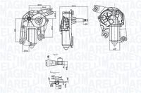 MAGNETI MARELLI TGL740UM - Motor del limpiaparabrisas