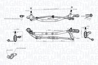 MAGNETI MARELLI TGT725DM - Lado de montaje: derecha<br>Lado de montaje: delante<br>Vehículo con dirección a la izquierda / derecha: para vehíc. dirección a la derecha<br>Artículo complementario/Información complementaria: sin electromotor<br>