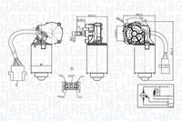 MAGNETI MARELLI TGE708HM - Motor del limpiaparabrisas