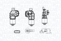 MAGNETI MARELLI TGE800SM - Motor del limpiaparabrisas