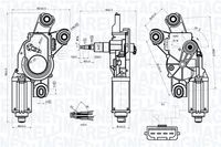 MAGNETI MARELLI TGL700AM - Motor del limpiaparabrisas