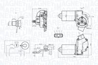 MAGNETI MARELLI 064371900010 - Motor del limpiaparabrisas