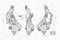 MAGNETI MARELLI TGL721AM - Motor del limpiaparabrisas