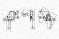 MAGNETI MARELLI TGL724DM - Motor del limpiaparabrisas