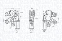 MAGNETI MARELLI TGL749GM - Motor del limpiaparabrisas