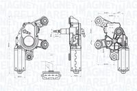 MAGNETI MARELLI TGL750HM - Motor del limpiaparabrisas