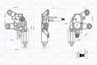 MAGNETI MARELLI TGL760QM - Motor del limpiaparabrisas