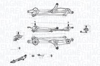 MAGNETI MARELLI TGT711MM - Varillaje de limpiaparabrisas