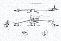 MAGNETI MARELLI TGT716RM - Varillaje de limpiaparabrisas