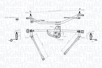 MAGNETI MARELLI TGT742ZM - Varillaje de limpiaparabrisas