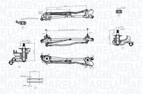 MAGNETI MARELLI TGT740UM - Varillaje de limpiaparabrisas