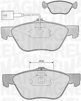 MAGNETI MARELLI PF0103 - Lado de montaje: Eje delantero<br>Sistema de frenos: ATE<br>Número de WVA: 21636<br>Longitud 1 [mm]: 155,1<br>Longitud 2 [mm]: 156,4<br>Altura 1 [mm]: 59,1<br>Altura 2 [mm]: 61,8<br>Espesor/grosor 1 [mm]: 19,3<br>Contacto avisador de desgaste: con sensor de desgaste incorporado<br>Número de indicadores de desgaste [por eje]: 2<br>Longitud contacto de aviso [mm]: 200<br>