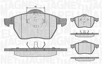 MAGNETI MARELLI PF0146 - Lado de montaje: Eje delantero<br>Sistema de frenos: ATE<br>Número de WVA: 23018<br>Longitud 1 [mm]: 156,4<br>Altura 1 [mm]: 74,2<br>Espesor/grosor 1 [mm]: 19,5<br>Espesor/grosor 2 [mm]: 19<br>Contacto avisador de desgaste: con sensor de desgaste incorporado<br>Número de indicadores de desgaste [por eje]: 2<br>Longitud contacto de aviso [mm]: 200<br>