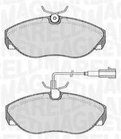 MAGNETI MARELLI PF0183 - Lado de montaje: Eje trasero<br>Contacto avisador de desgaste: excl. contacto de avisador de desgaste<br>Artículo complementario/Información complementaria: con accesorios<br>Sistema de frenos: Brembo<br>Ancho [mm]: 110<br>Altura [mm]: 50<br>Espesor [mm]: 20<br>