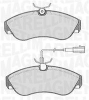 MAGNETI MARELLI PF0185 - año construcción hasta: 08/2001<br>Lado de montaje: Eje delantero<br>Sistema de frenos: TRW<br>Número de WVA: 21799<br>Longitud 1 [mm]: 160<br>Altura 1 [mm]: 64<br>Espesor/grosor 1 [mm]: 19,5<br>Contacto avisador de desgaste: con sensor de desgaste incorporado<br>Número de indicadores de desgaste [por eje]: 2<br>Longitud contacto de aviso [mm]: 200<br>