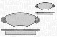 MAGNETI MARELLI PF0200 - Juego de pastillas de freno