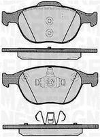 MAGNETI MARELLI PF0256 - Juego de pastillas de freno