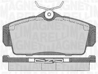 MAGNETI MARELLI PF0344 - Lado de montaje: Eje delantero<br>Contacto avisador de desgaste: excl. contacto de avisador de desgaste<br>Sistema de frenos: Lucas - TRW<br>Ancho [mm]: 124<br>Altura [mm]: 57<br>Espesor [mm]: 16<br>