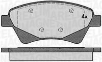 MAGNETI MARELLI PF0380 - Juego de pastillas de freno