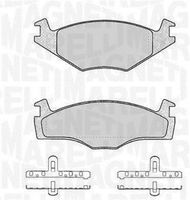 MAGNETI MARELLI PF0392 - Juego de pastillas de freno