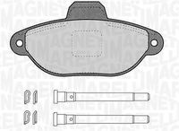 MAGNETI MARELLI PF0456 - Lado de montaje: Eje delantero<br>Sistema de frenos: BENDIX<br>Número de WVA: 21436<br>Longitud 1 [mm]: 115<br>Altura 1 [mm]: 55,6<br>Espesor/grosor 1 [mm]: 17<br>Contacto avisador de desgaste: preparado para indicador desgaste<br>