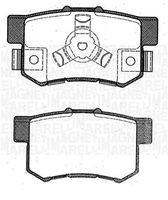 MAGNETI MARELLI PF0463 - Juego de pastillas de freno